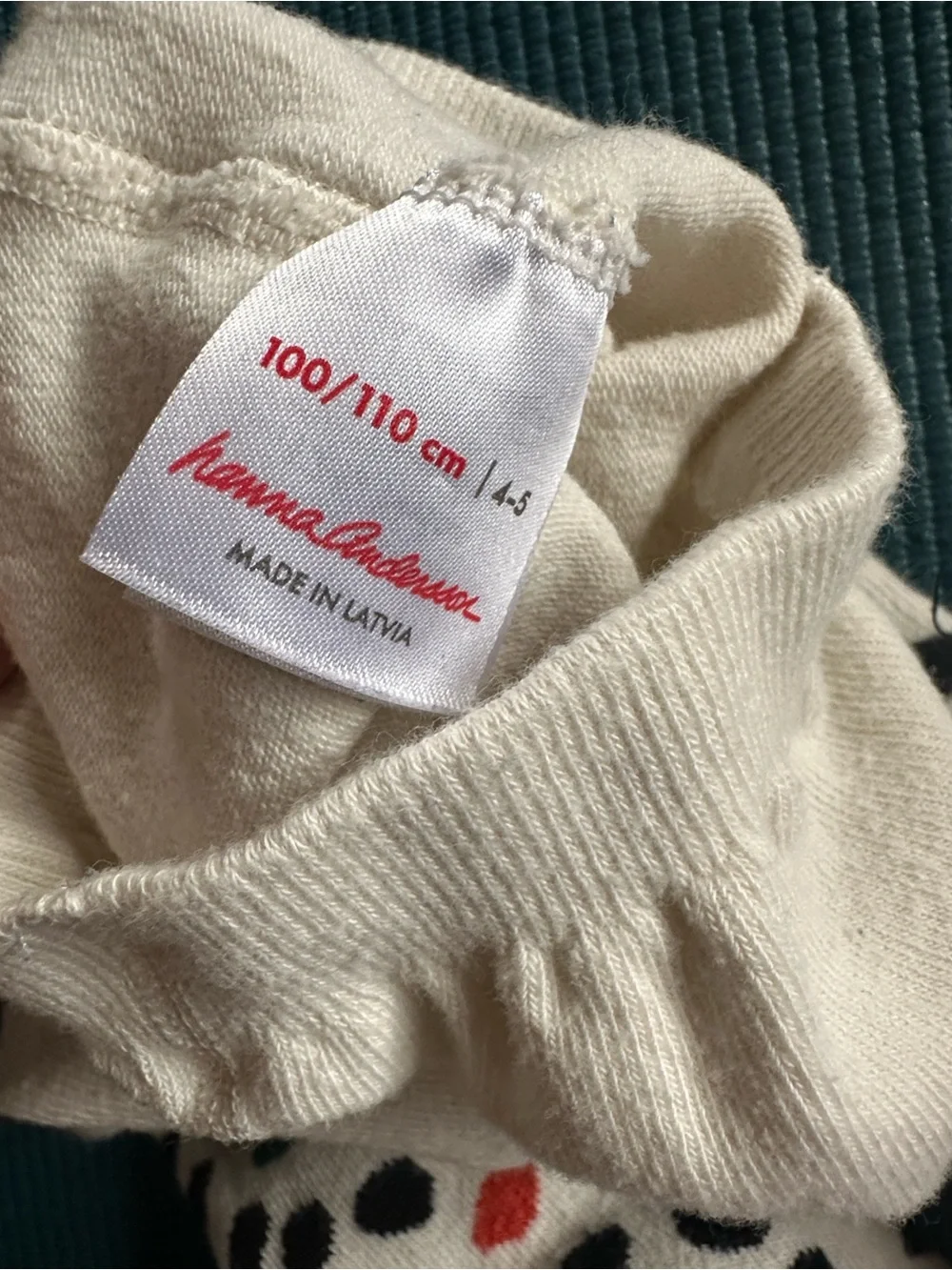Hanna Andersson Sweater Tights Mini Bright Spots 4 5 Kids Girls